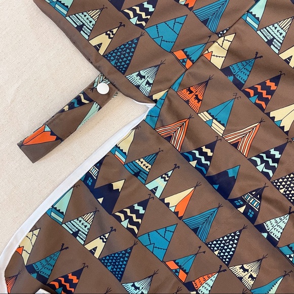 Boho Gender Neutral Teepee Foldable Travel Changing Pad - Picture 3 of 7